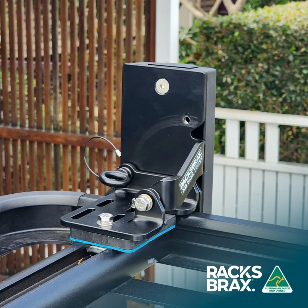 RacksBrax XD Hitch an Dachträger montiert RacksBrax XD Hitch an Dachträger montiert