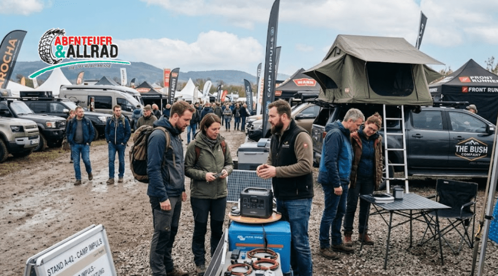 Camp Impuls auf der Abenteuer & Allrad 2026 mit Bruder RV, Carbon Offroad und RacksBrax