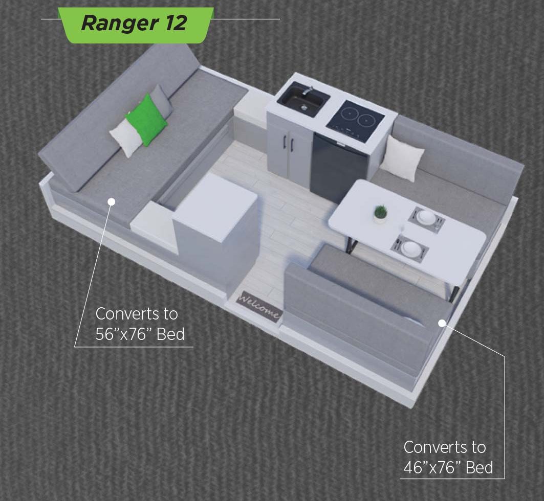 Aliner Ranger 12 Innenaufbau