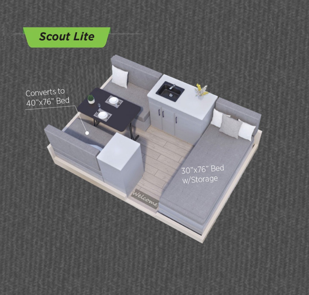 Aliner Scout Lite Innenaufbau