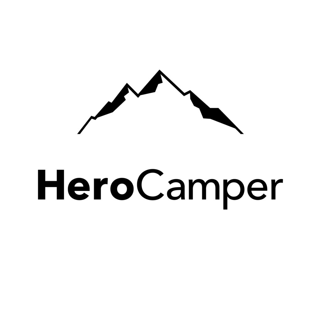 Hero Camper Logo Black