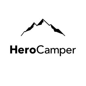 Hero Camper Logo Black